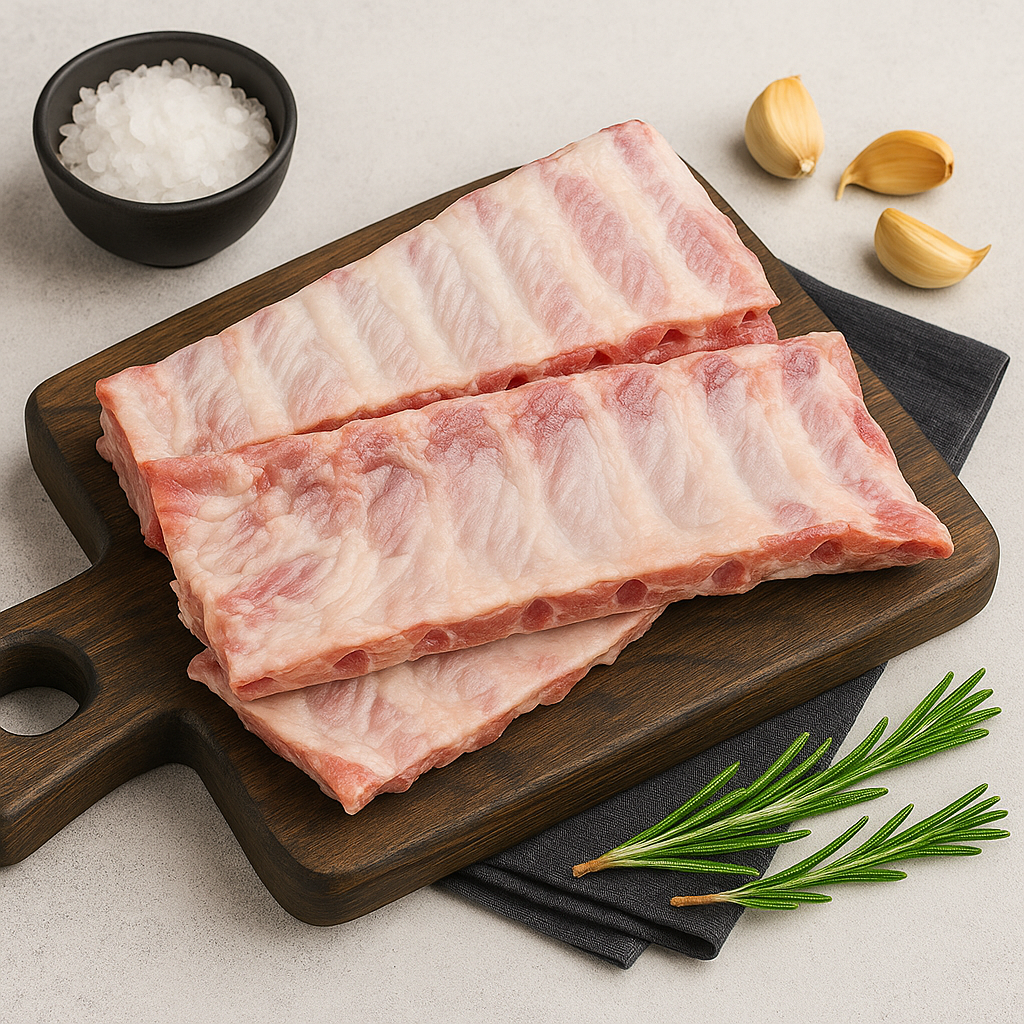 Kiaulienos šonkauliai nugariniai ~395g-510g/vnt 13,608kg