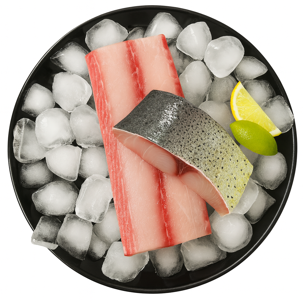 Auksinės skumbrės MAHI filė 500-800g su oda, 10kg