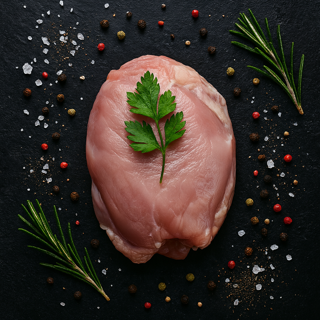 Chicken broiler drumstick meat without skin, vacuum packed 2kg