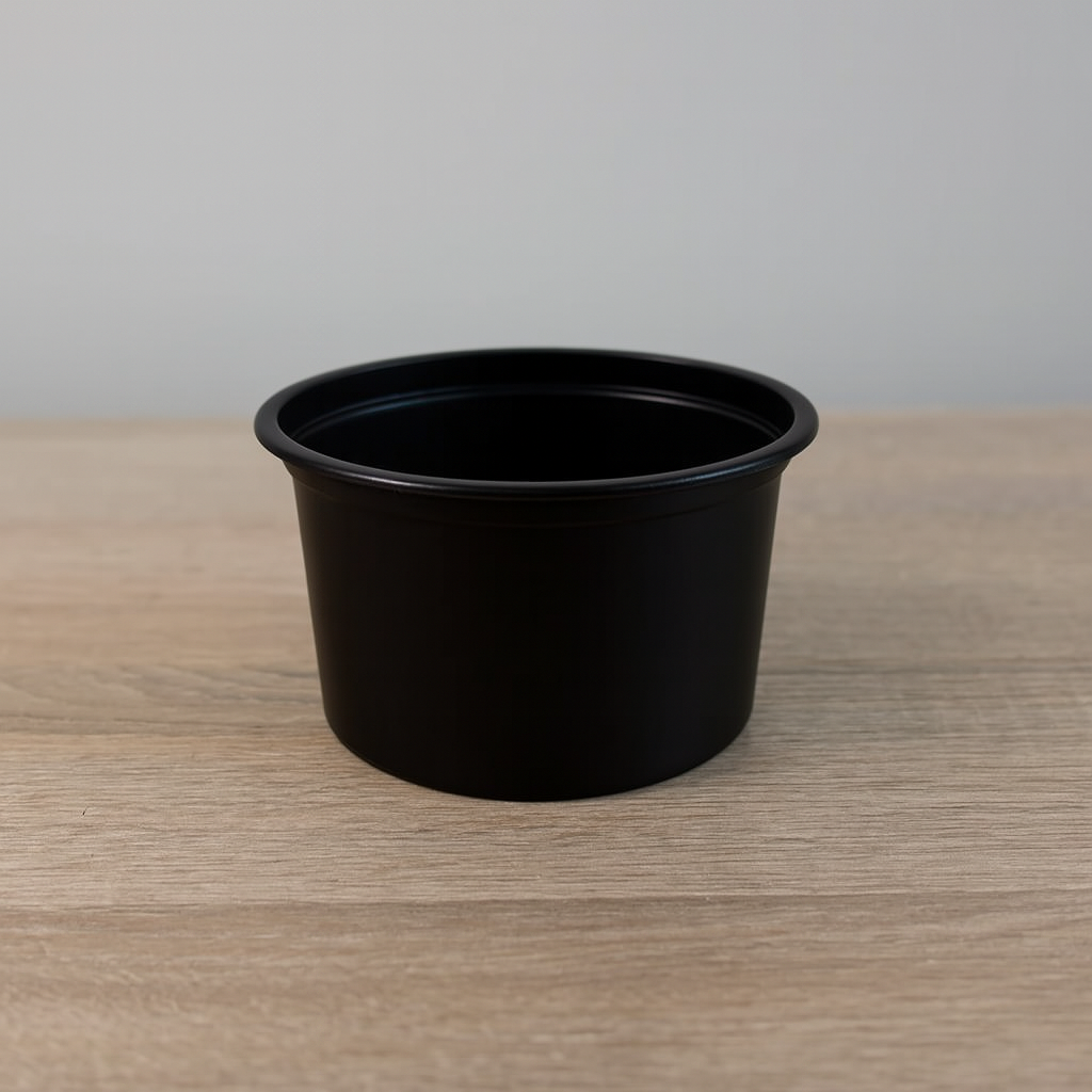 Dubenėliai sriubai juodi 450 ml, 50 vnt