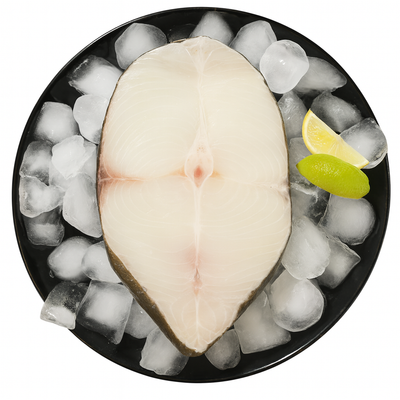 Стейки из гренландского палтуса 170-230 г 3 кг