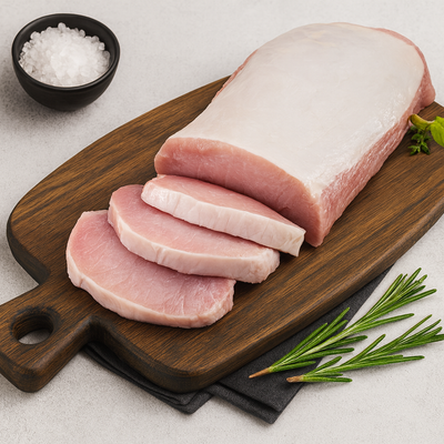 Kiaulienos nugarinė be kaulo, be grandinėlės, вакуум ~3,5 кг