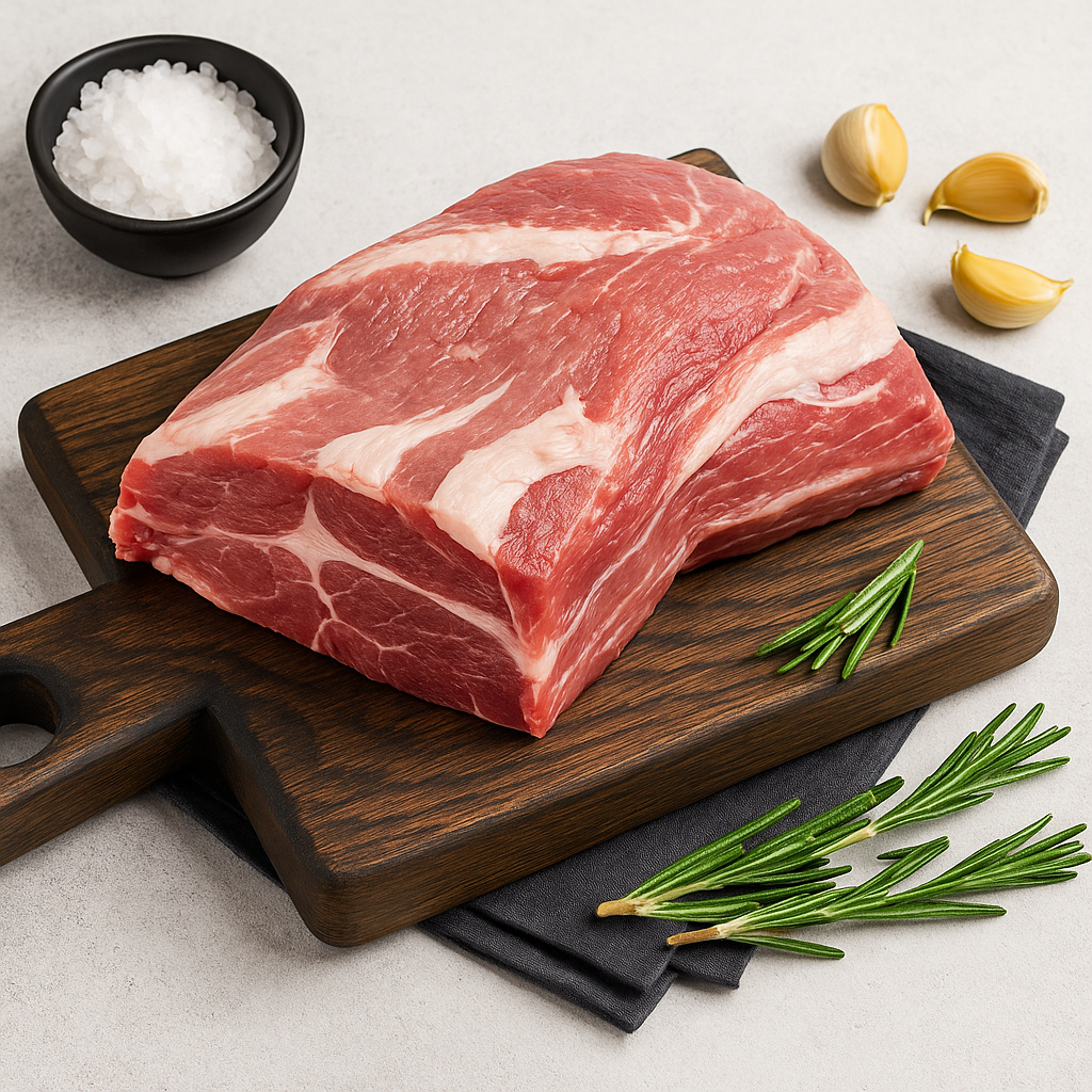 Boneless pork neck, 1.8-2.5kg vacuum packed