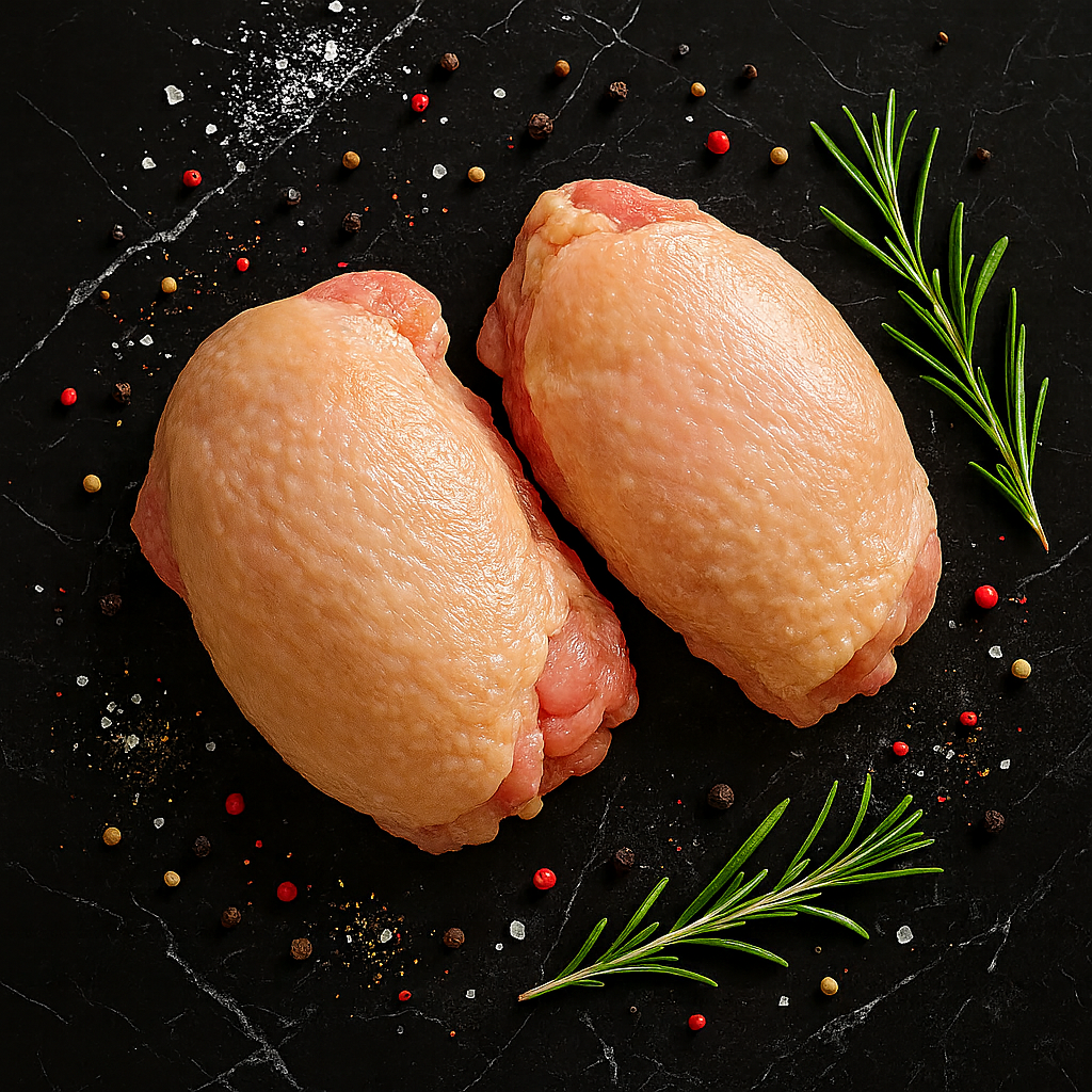Chicken broiler drumstick meat with skin, vacuum packed 2kg