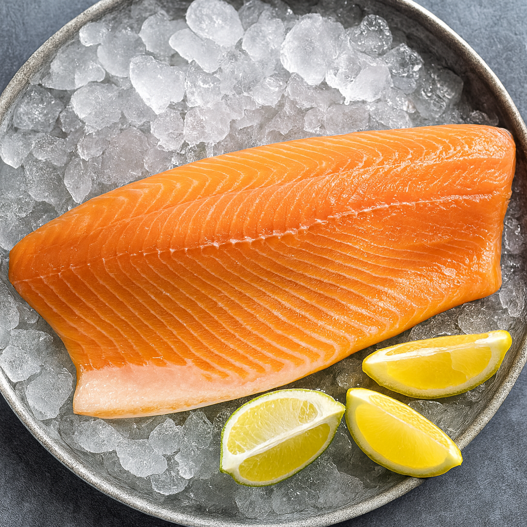 Lašišos filė C Trim su oda 1,8-2,2+ vakuume ~15kg