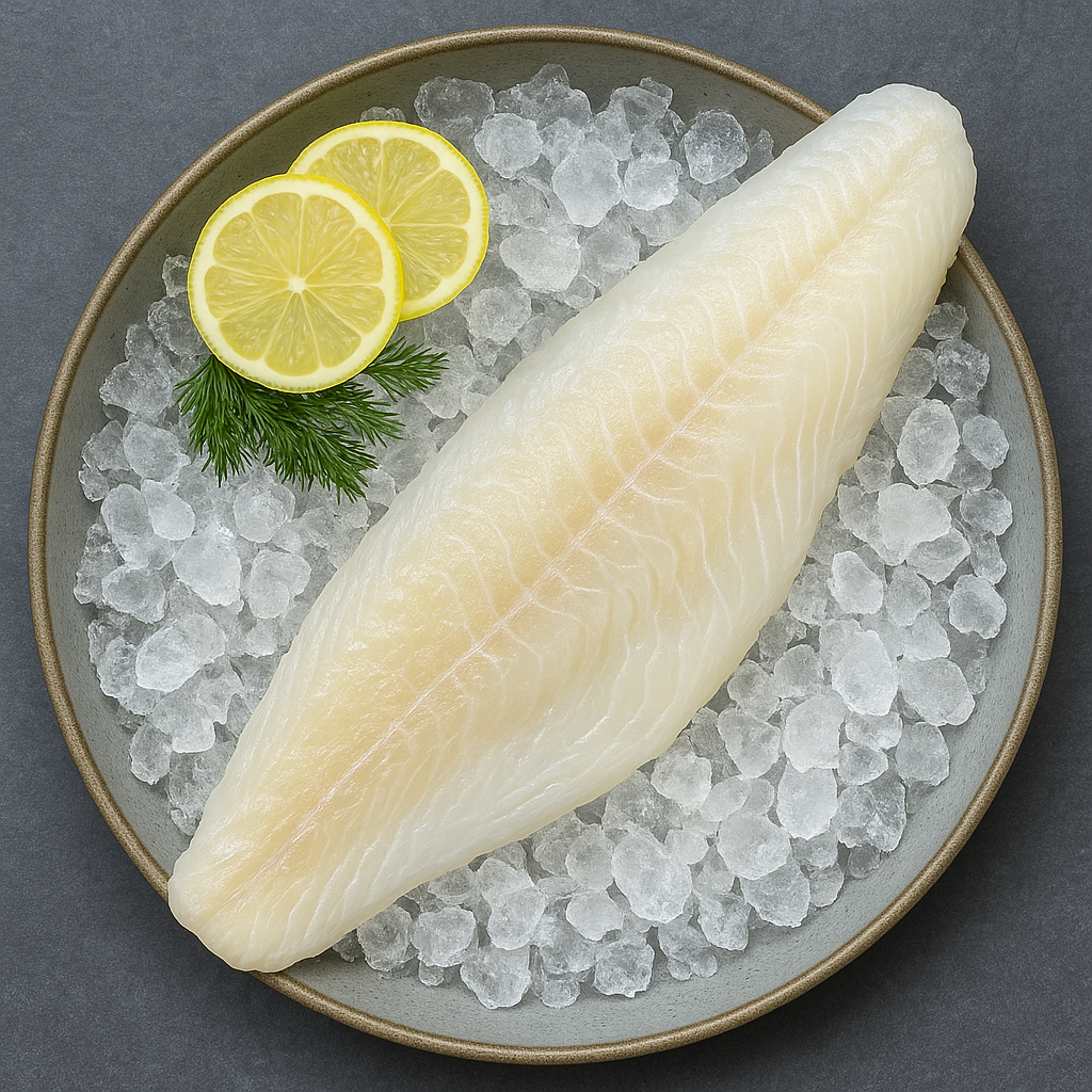 Филе арктической трески 400–800 г, 10 кг.