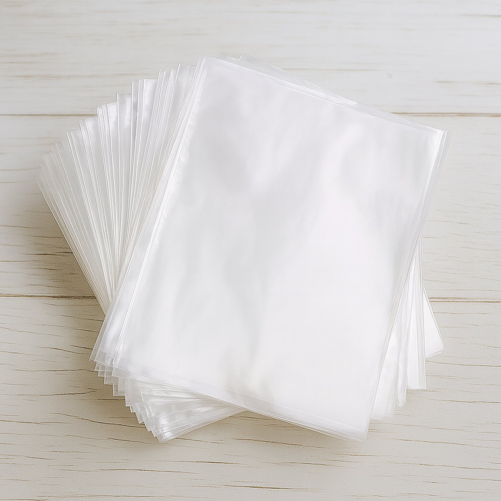 Maišeliai 14x4x26, 1000 vnt, 8 mik