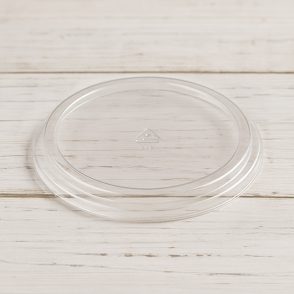 Dangteliai apvalūs PET 1200ml skaidrūs 50 vnt