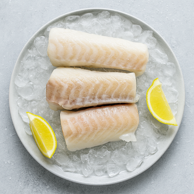 Ledjūrio menkės (saidos) filė išpjovos be odos 140-160г IQF 5кг