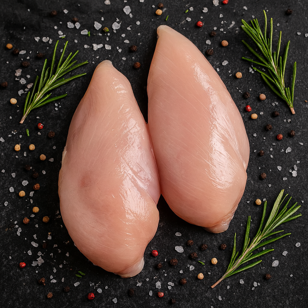 Chicken broiler fillet, IQF vacuum 2.5kg (MC80) 10kg