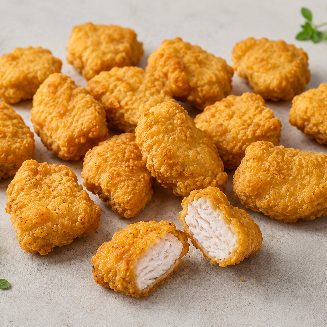 Vištienos kepsneliai PREMIUM NUGGETS 25-40g, 1kg