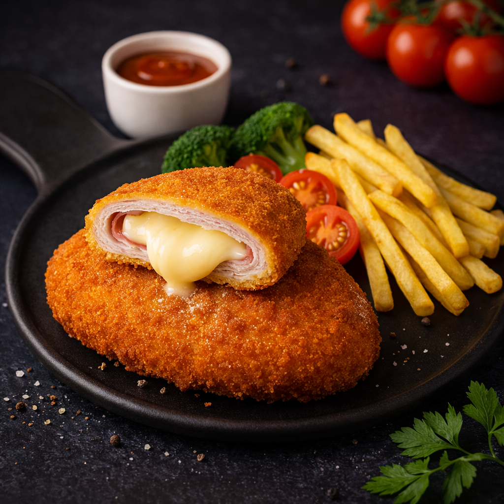 Cordon bleu steaks with cheese 1kg