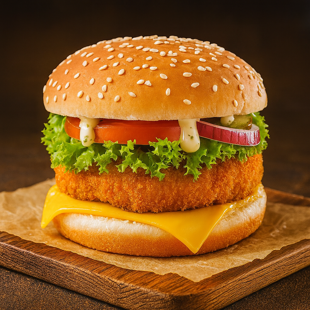 Бургер с хрустящей курицей "Crispy", 800 г.