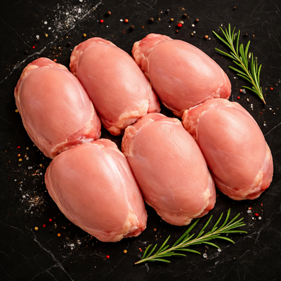 Chicken broiler drumstick meat without skin, vacuum packed 10kg