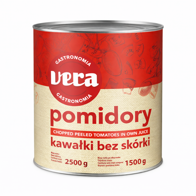 Нарезанные помидоры 2,55/1,53 кг