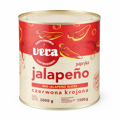 Красный болгарский перец VERA, нарезанный полосками, 4,25/2,3 кг 