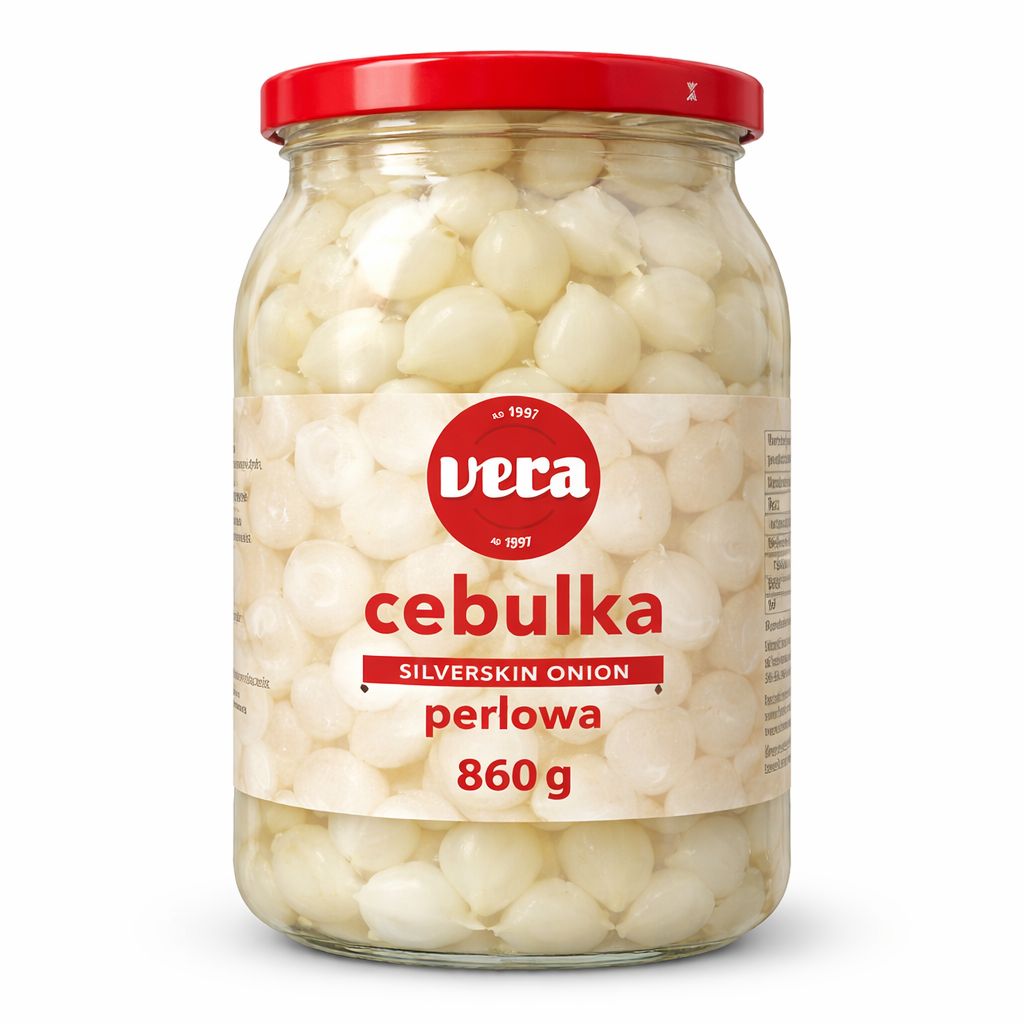 Sidabriniai svogūnėliai VERA 860g/ 540g