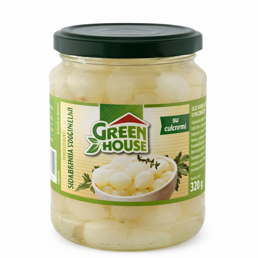 Konservuoti svogūnėliai 320/190 g