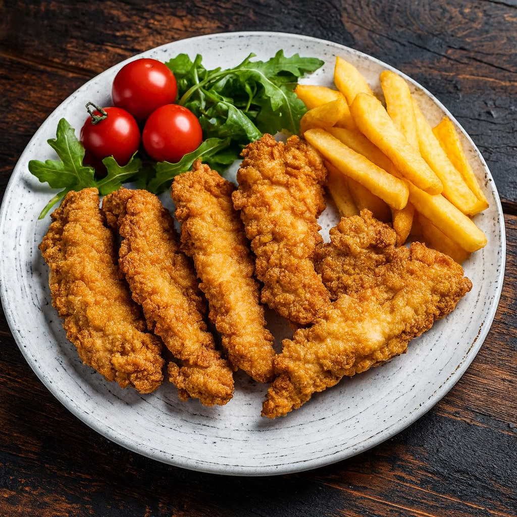 Chicken fillet steaks - strips 1kg
